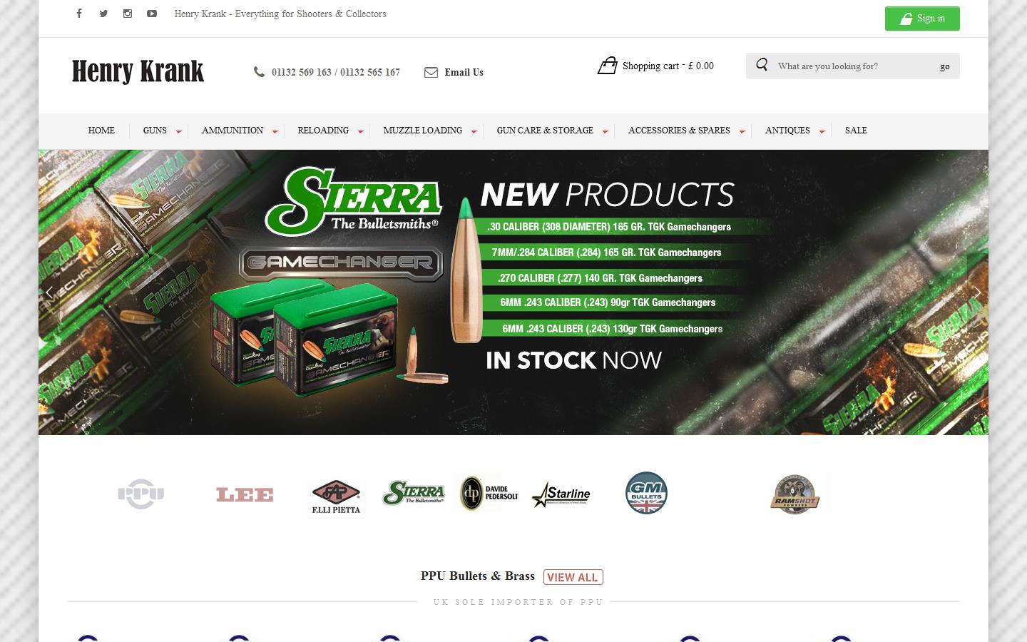 Henry Krank & Co. Ltd Website