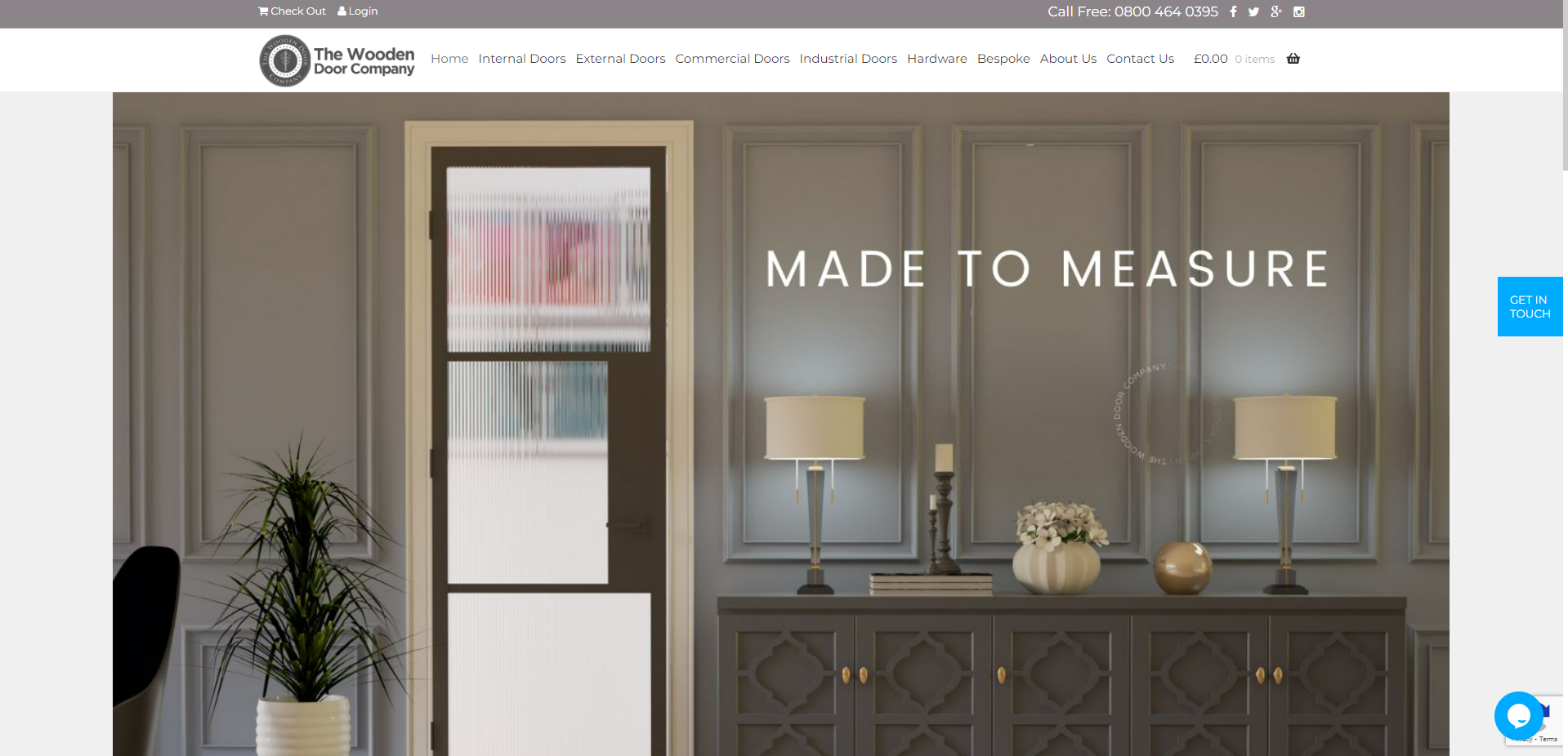 The Wooden Door Company Website