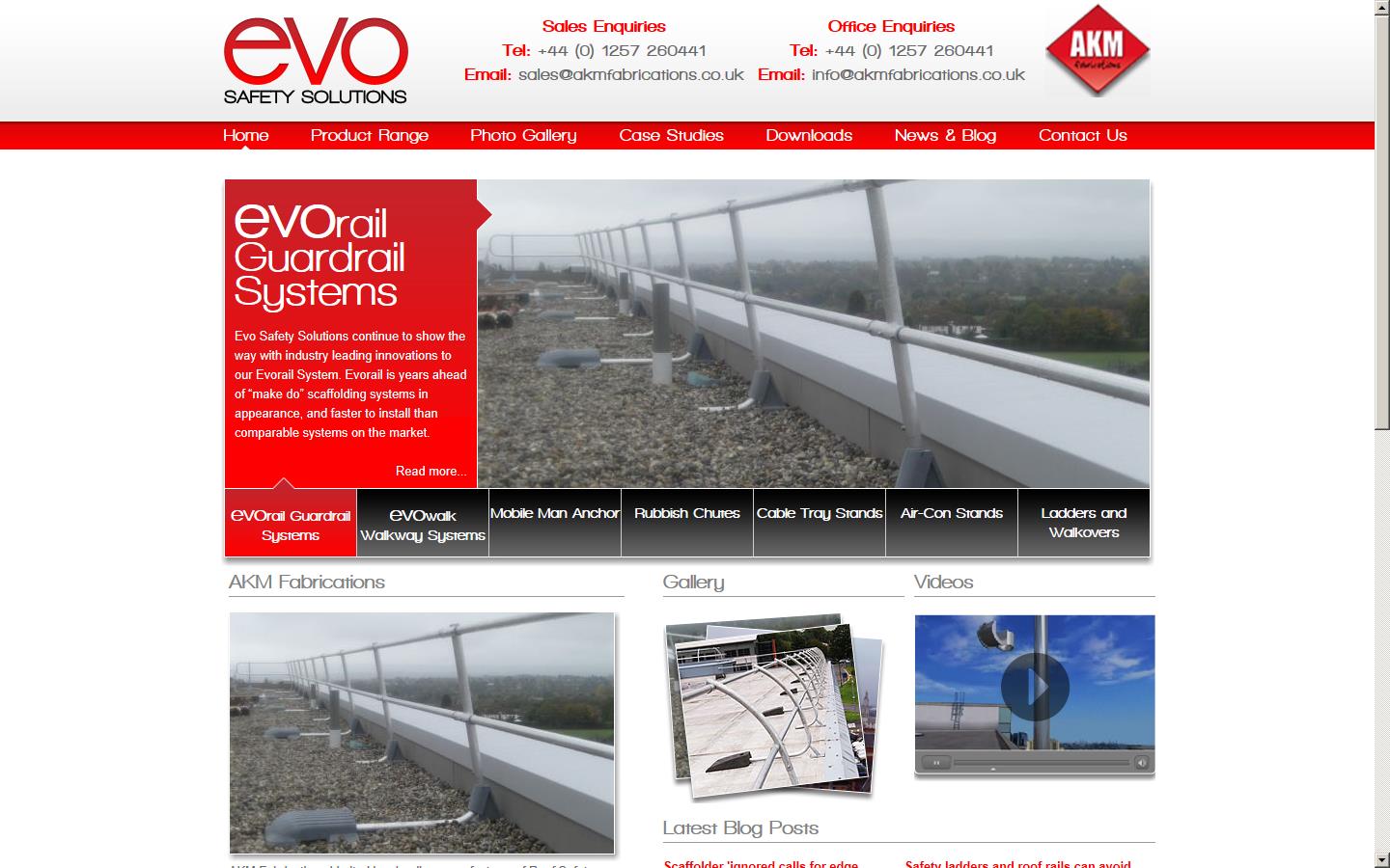 AKM Fabrications Ltd Website