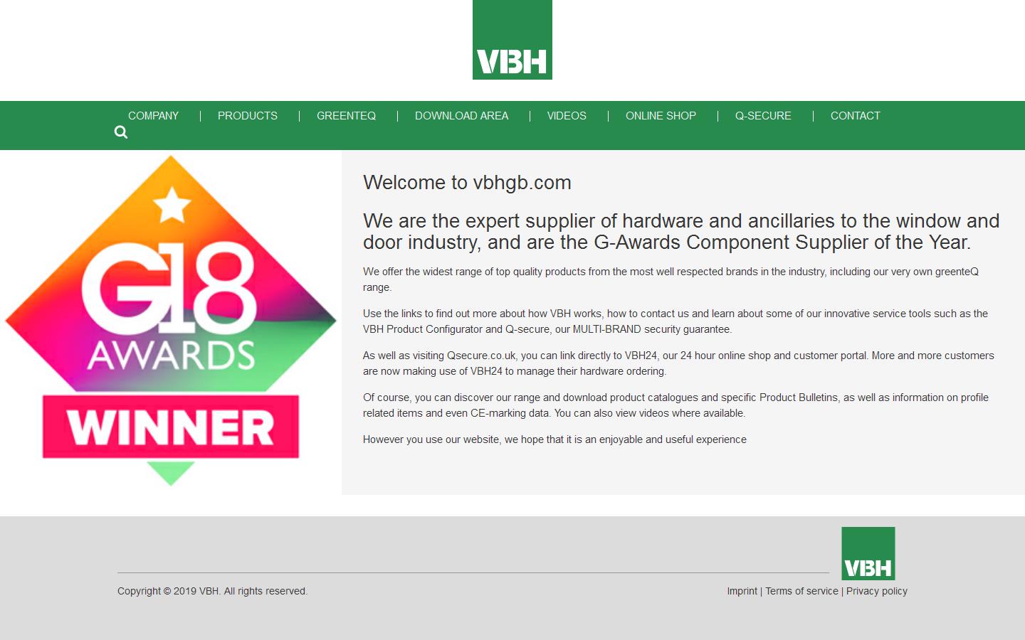 V B H Website