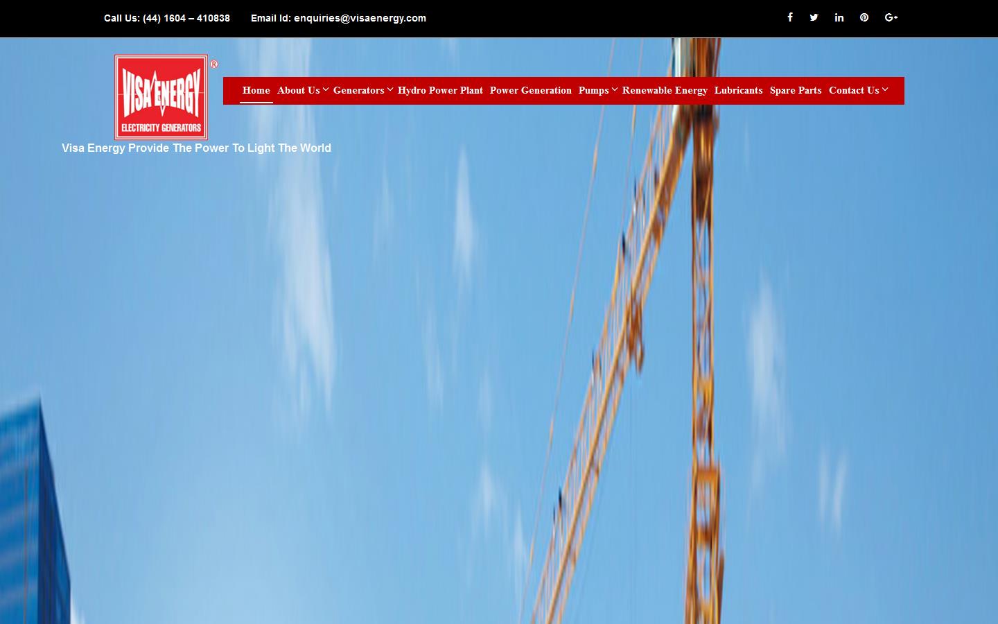 Visa Energy GB Ltd Website