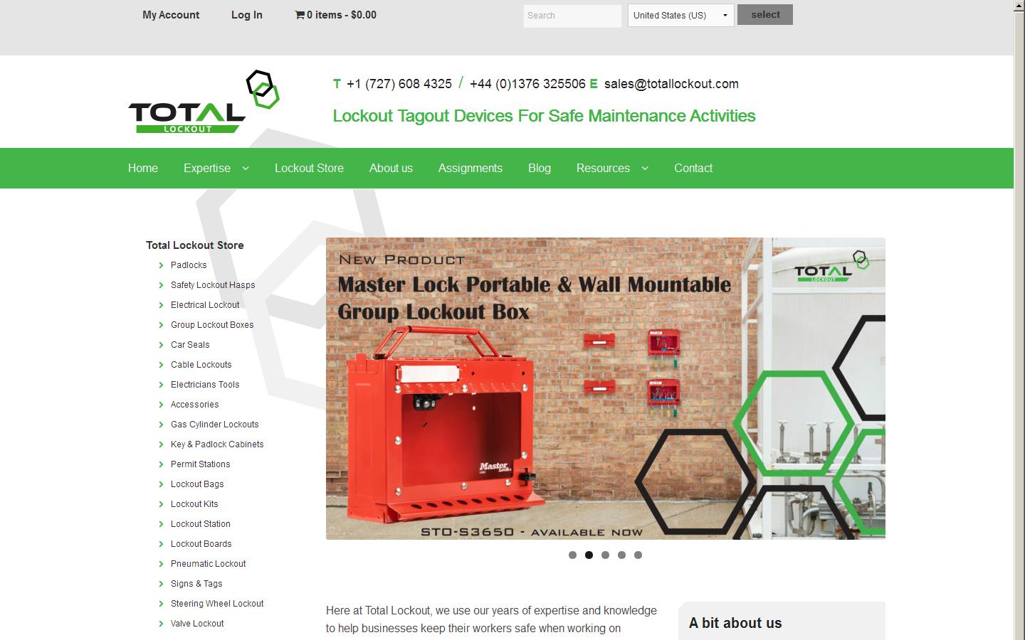 Total Lockout Website