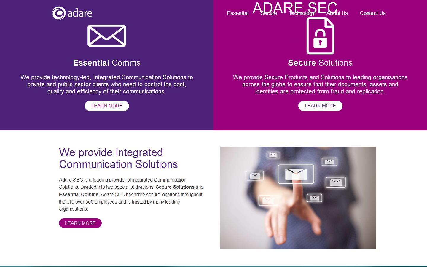 Adare Website
