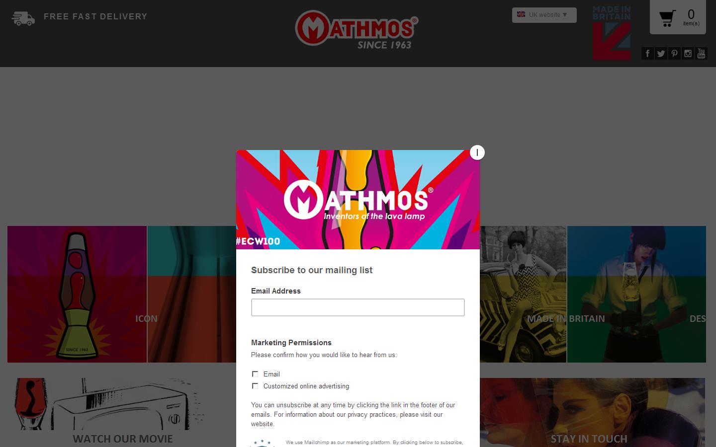 Mathmos Website