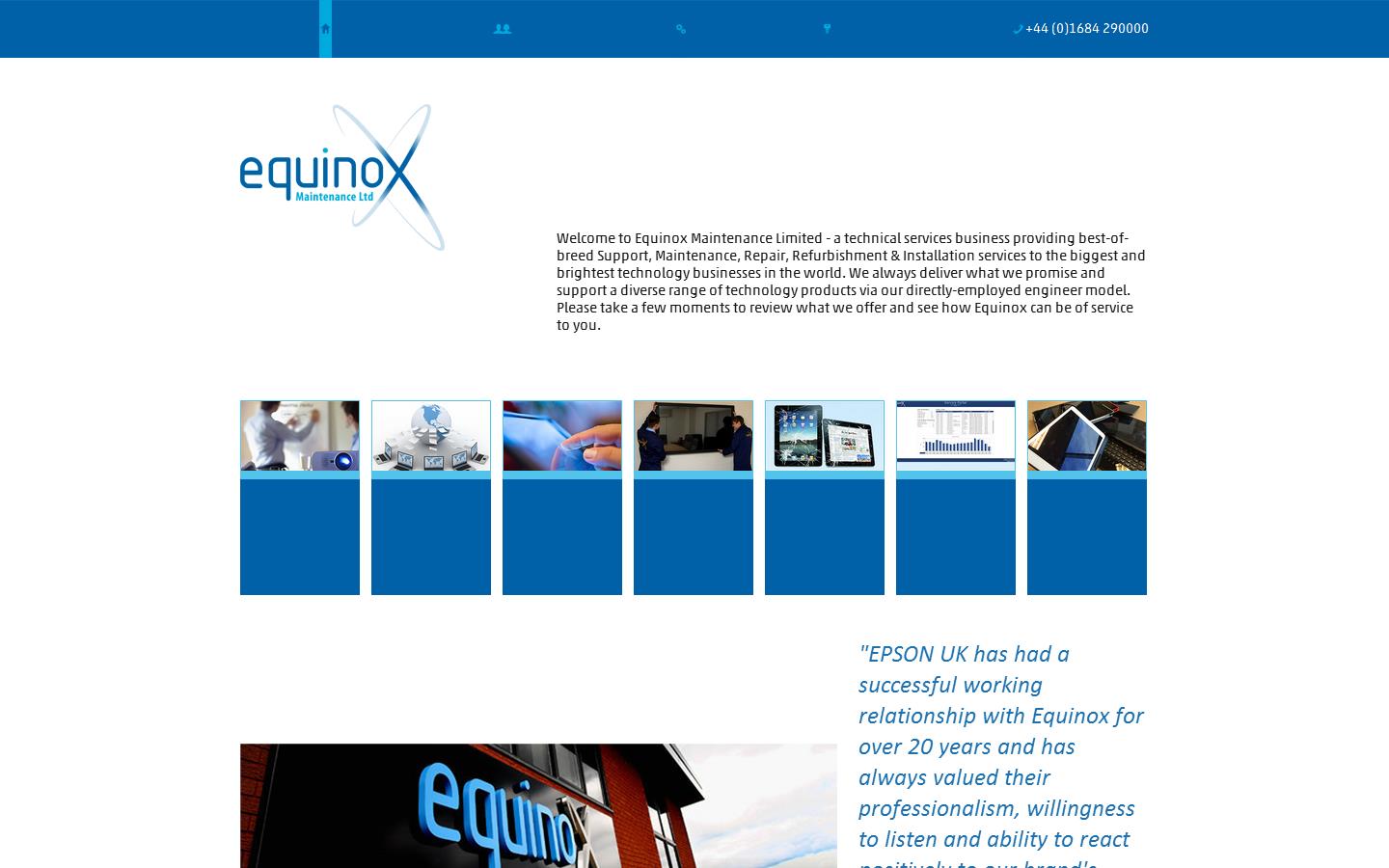 Equinox Maintance Ltd Website