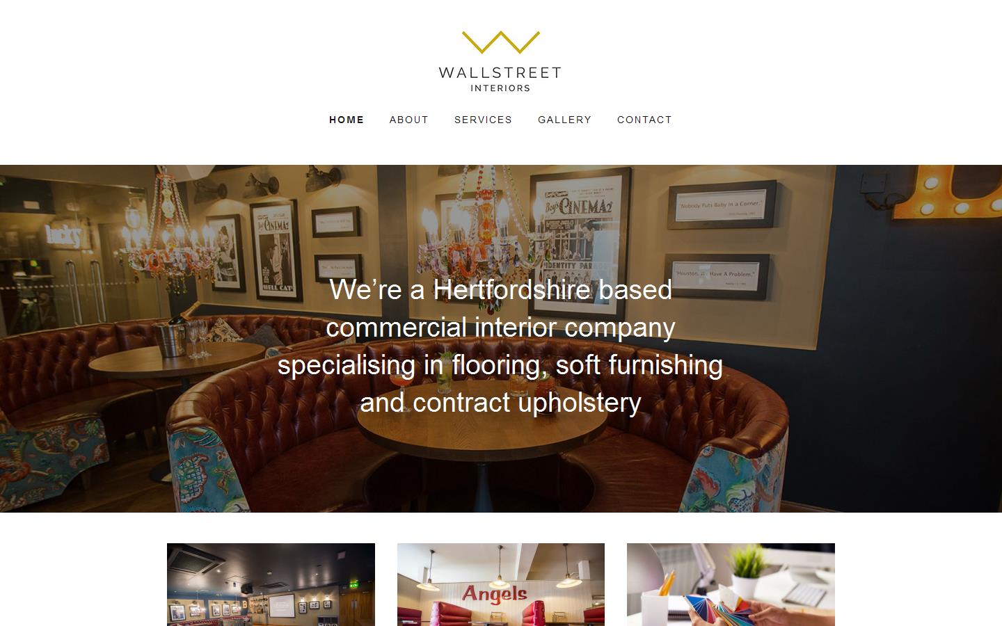 Wallstreet Interiors Website