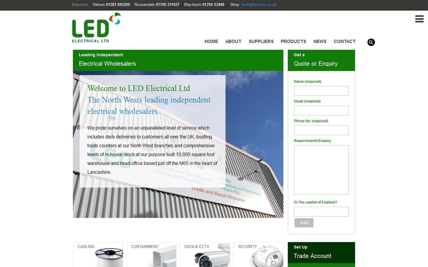 LED Electrical Website