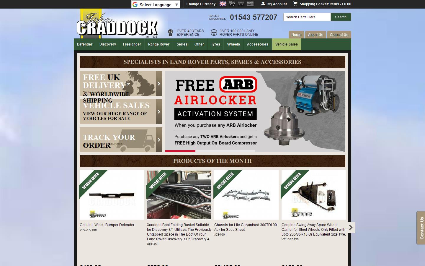 John Craddock Ltd Website