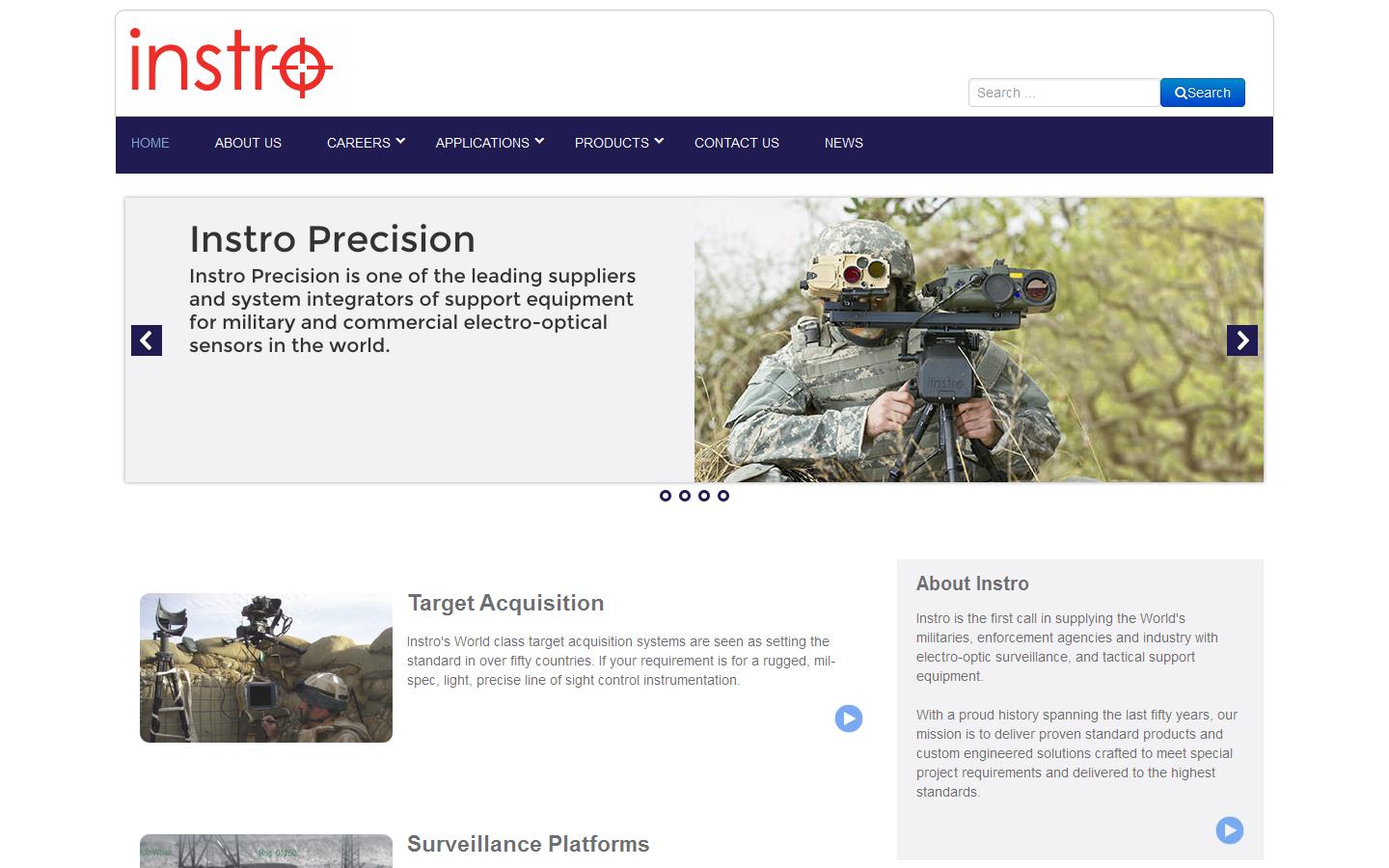 Instro Precision Website
