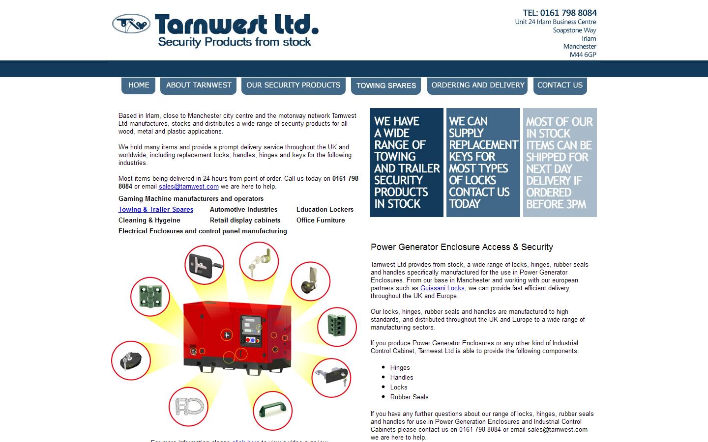 Tarnwest Ltd Website
