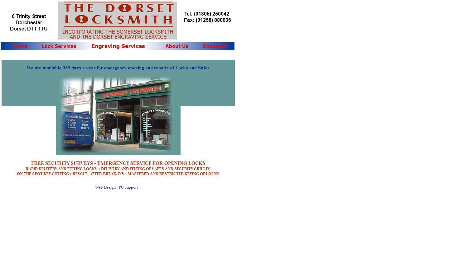 Dorset Locksmiths Website