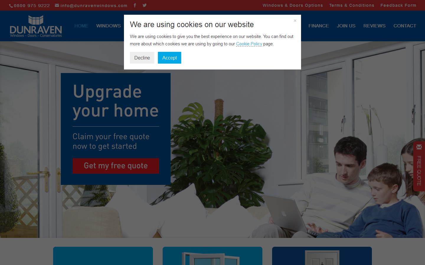 Dunraven Windows Website