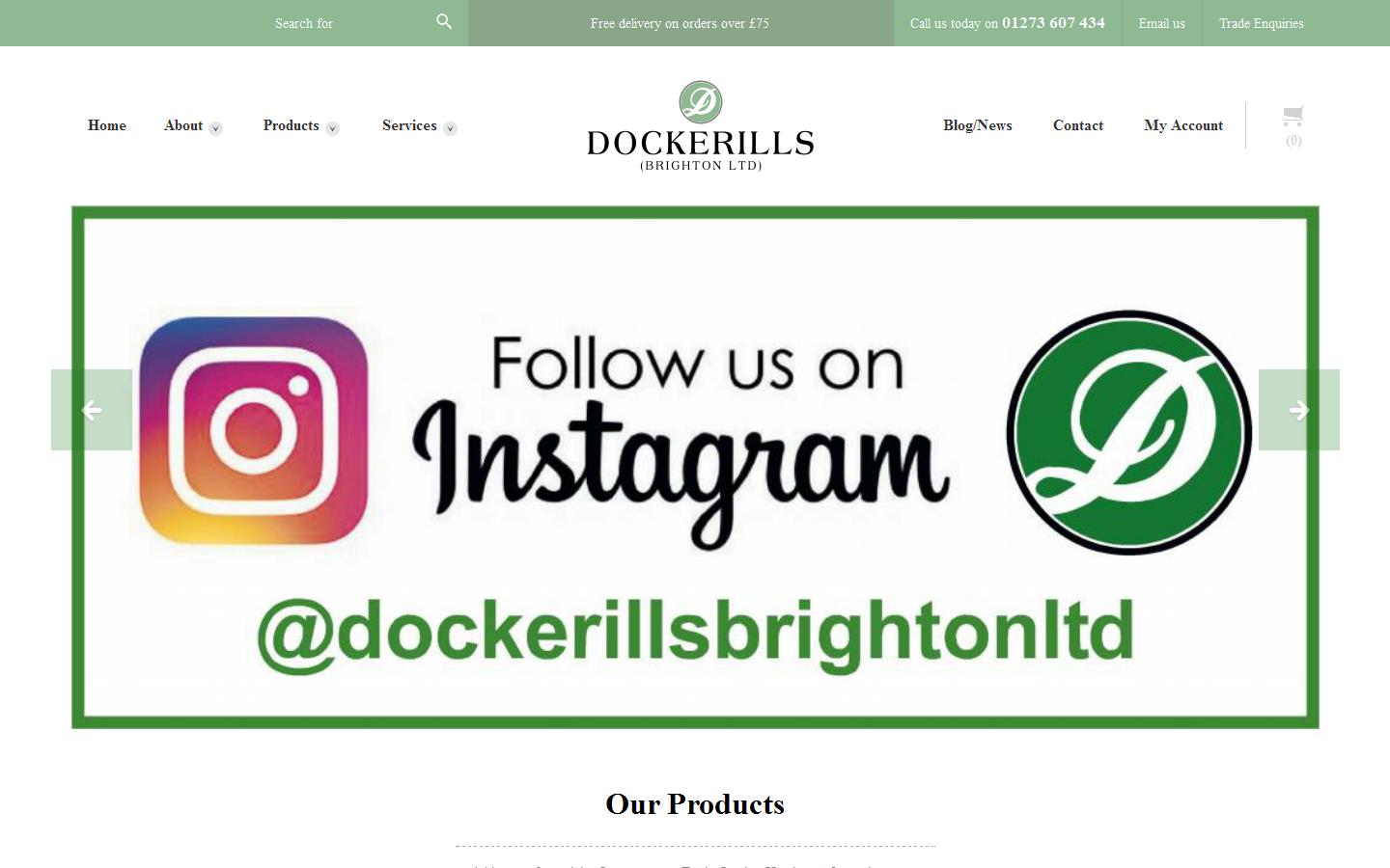 Dockerills Brighton Ltd Website
