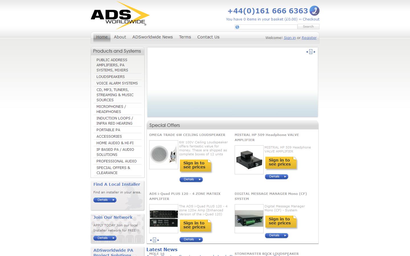 A D S Nationwide Website