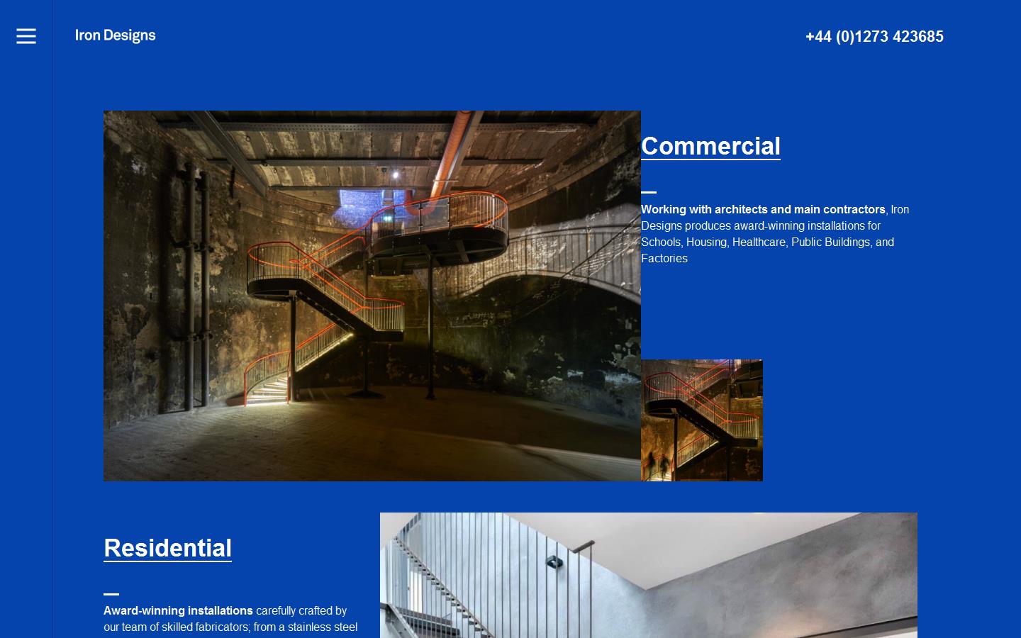 Iron Designs Website