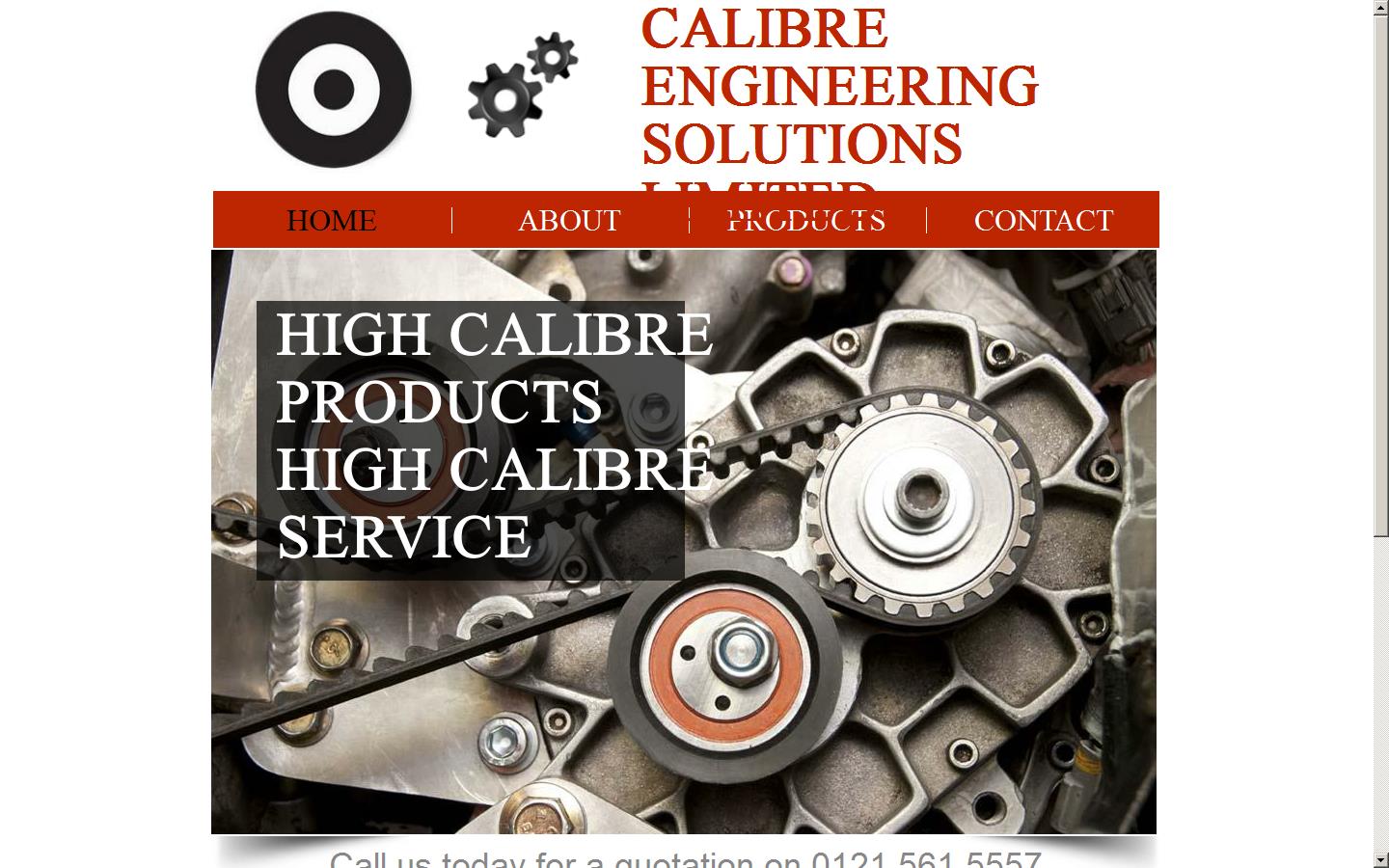Calibre Engineering Solutions Ltd Website