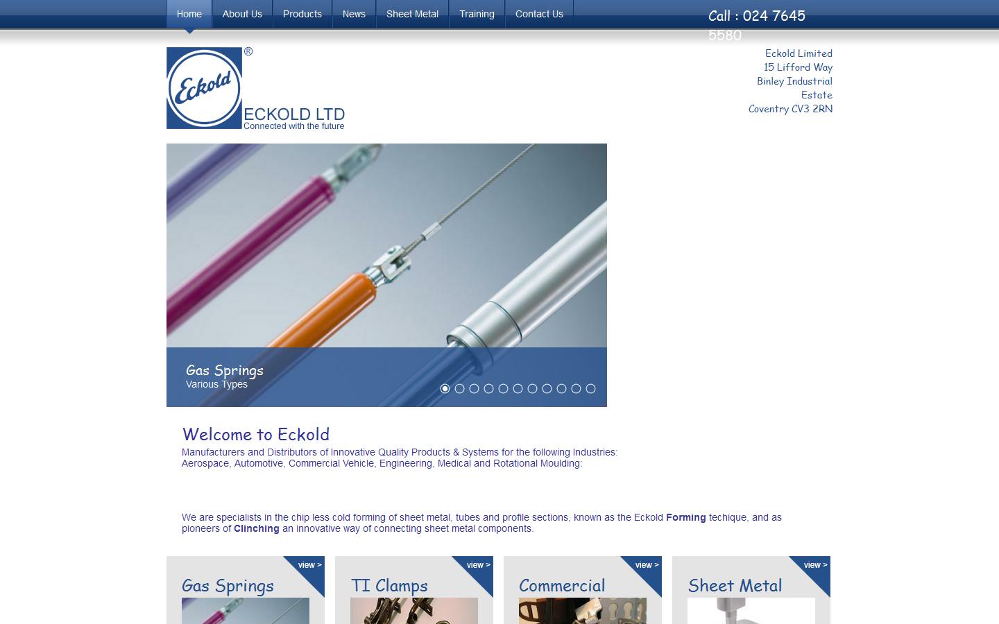 Eckold Ltd Website