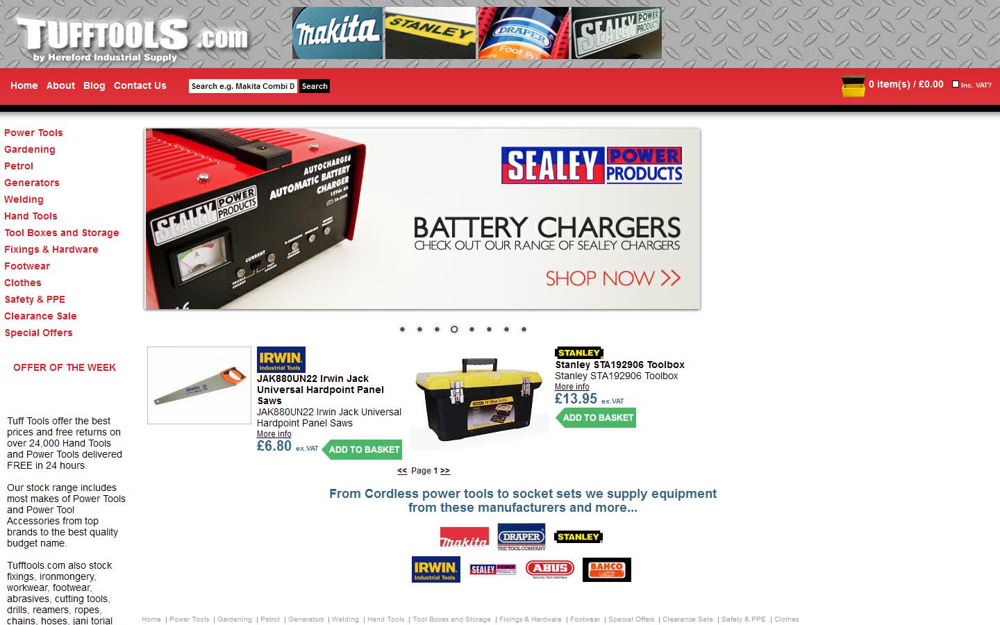 Hereford Fastenings Company Website