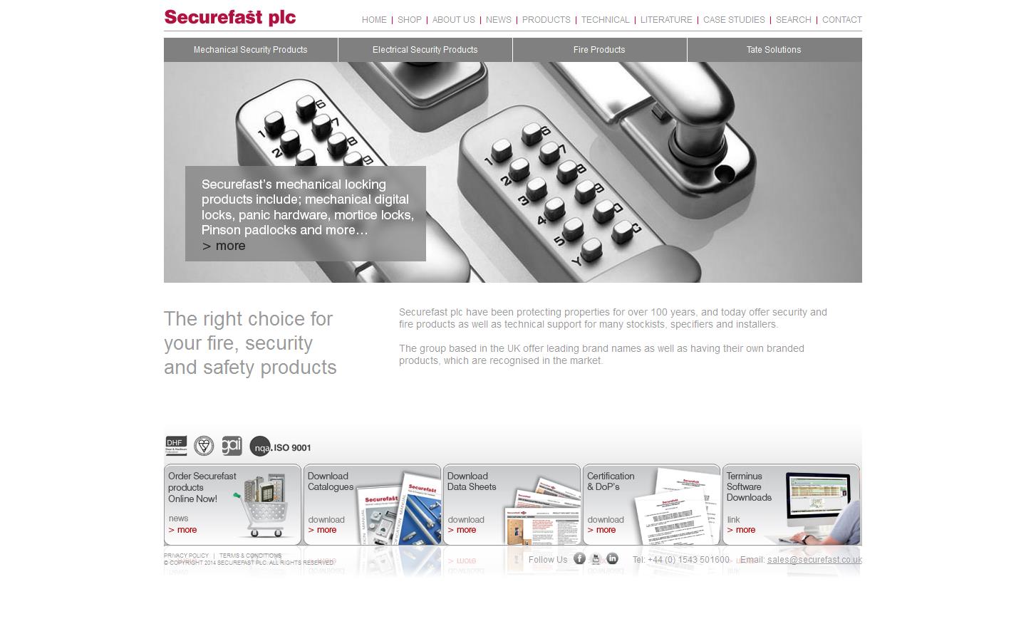 Securefast Plc Website