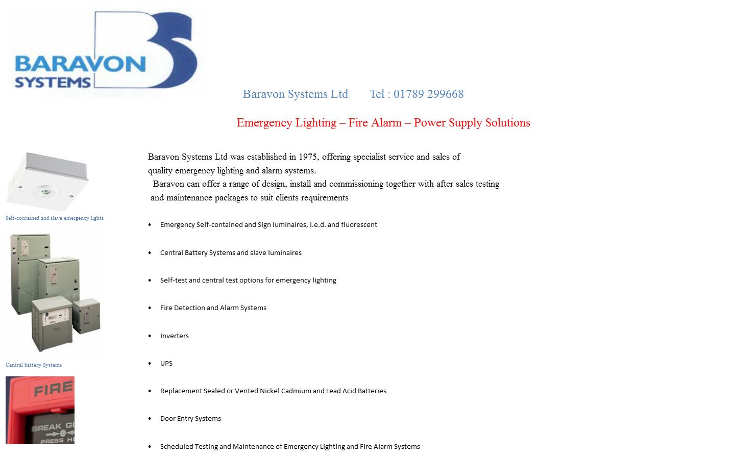 Baravon Systems Website