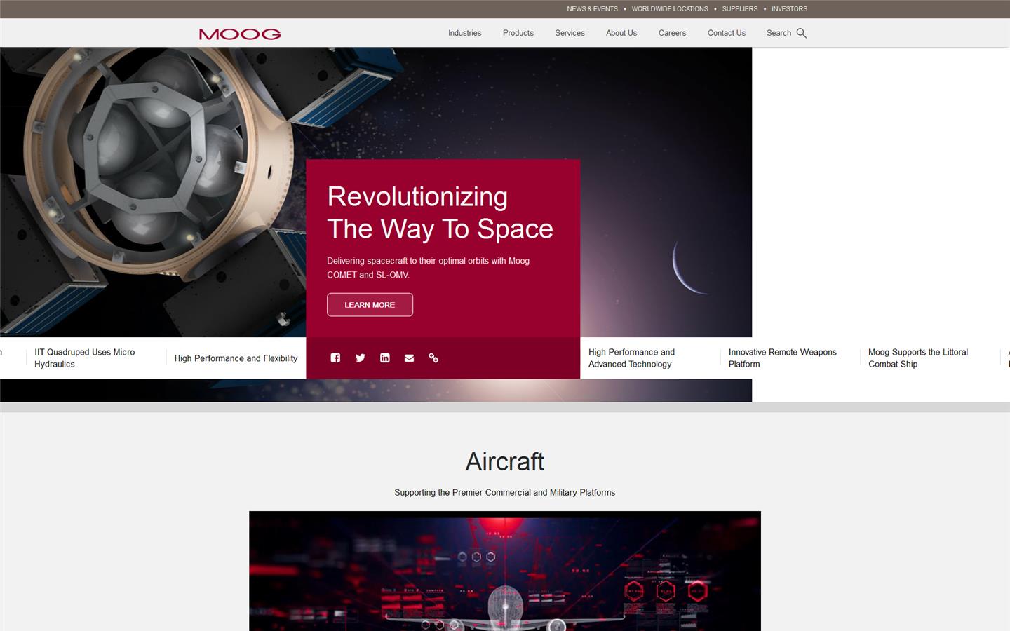 Moog Fernau Ltd Website