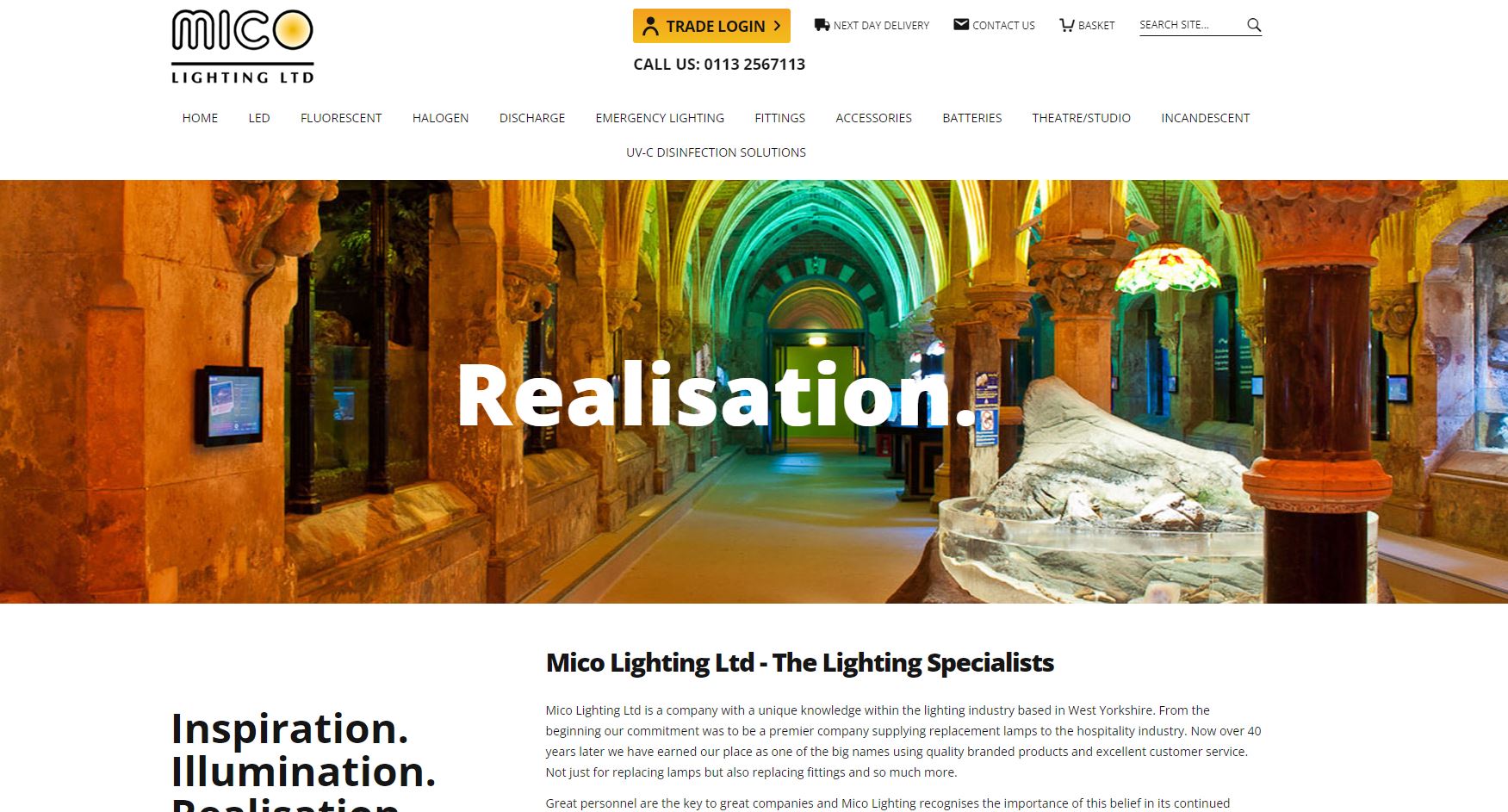 Mico Lighting Website