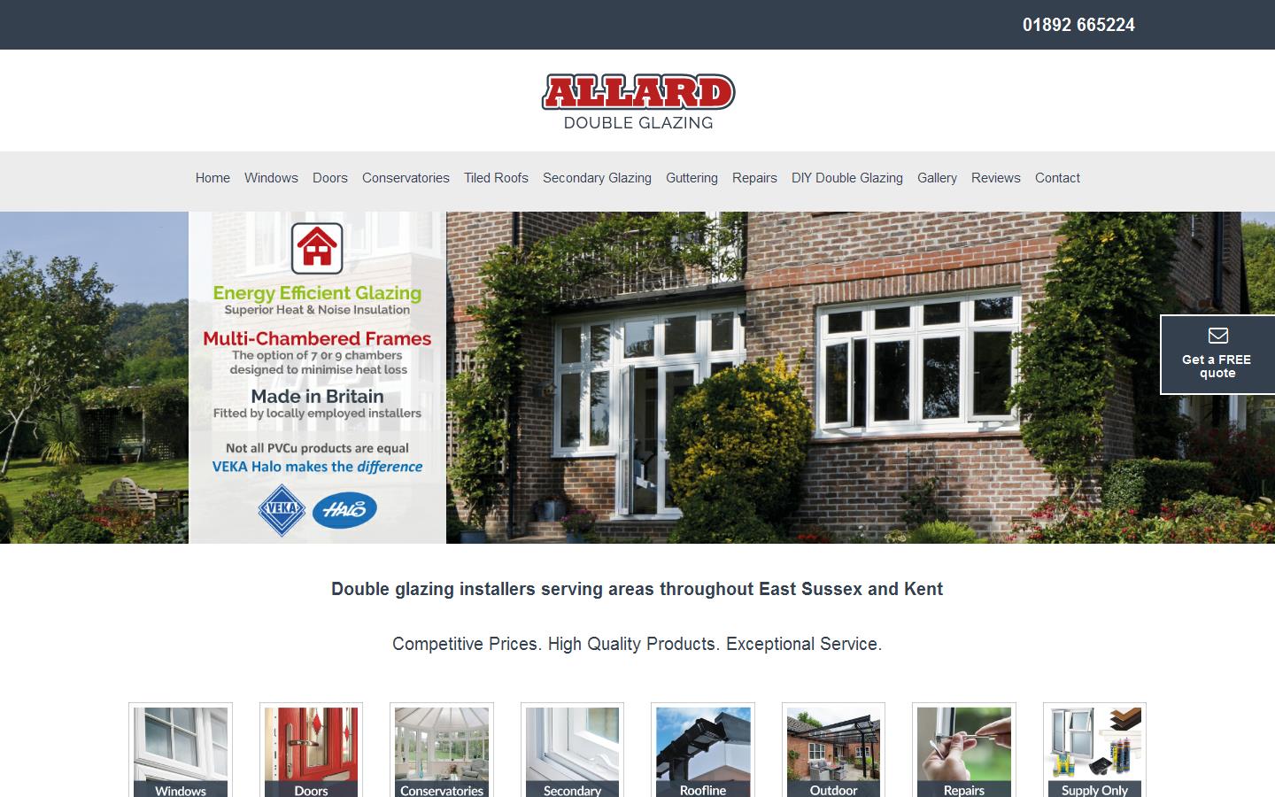 Allard Double Glazing Website