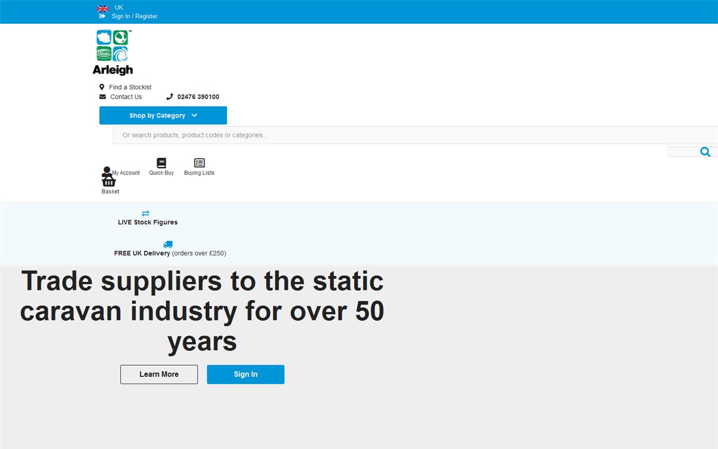 Arleigh International Ltd Website