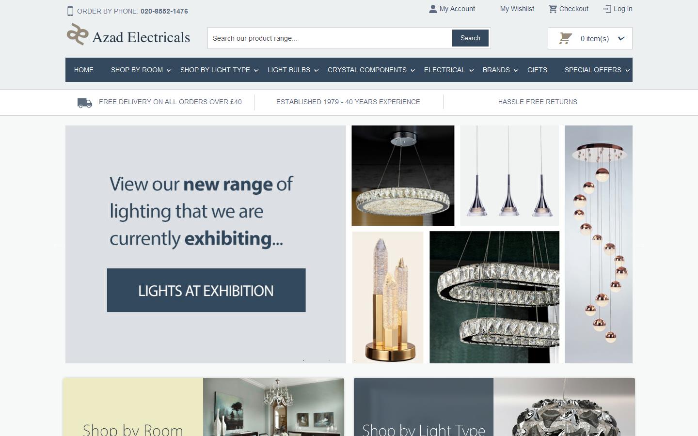 Azad Electricals Website
