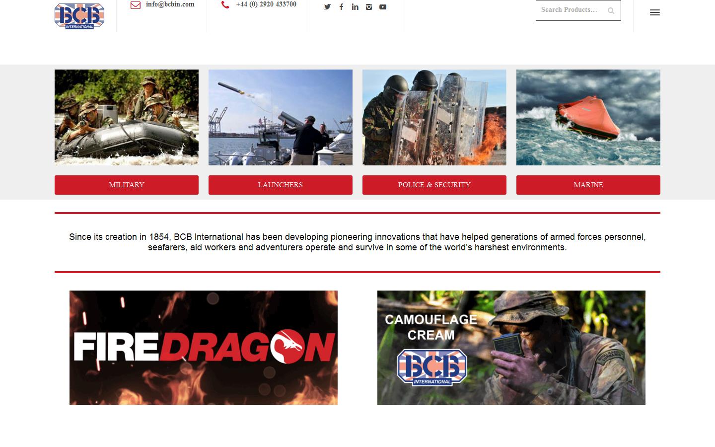 B C B International Ltd Website