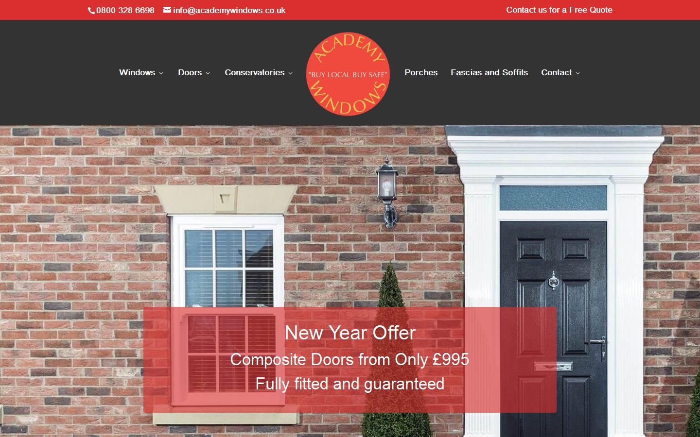 Academy Home Improvements Website