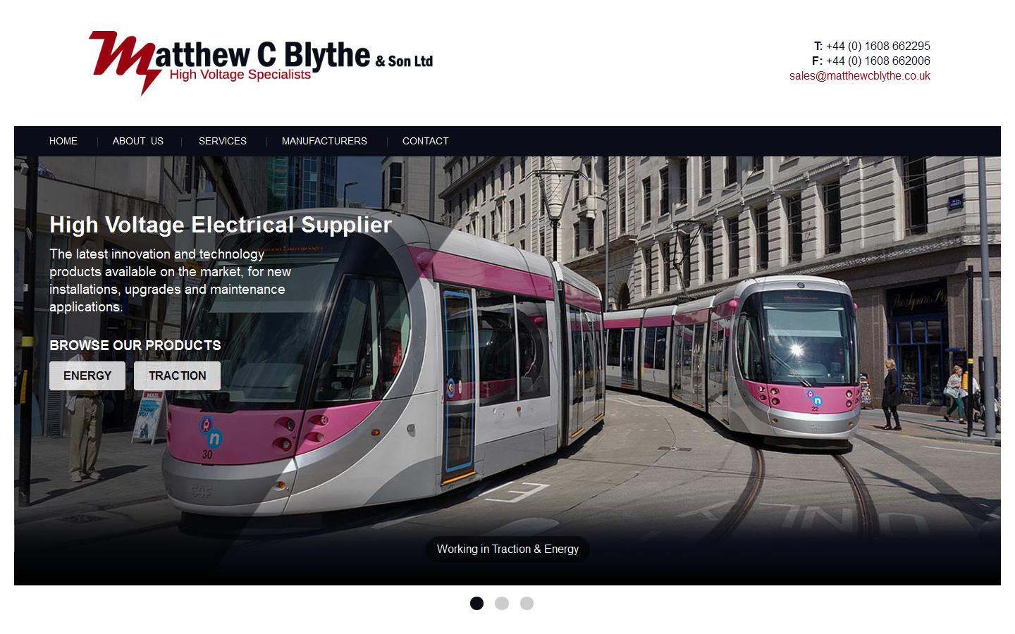 Matthew C Blythe & Son Ltd Website