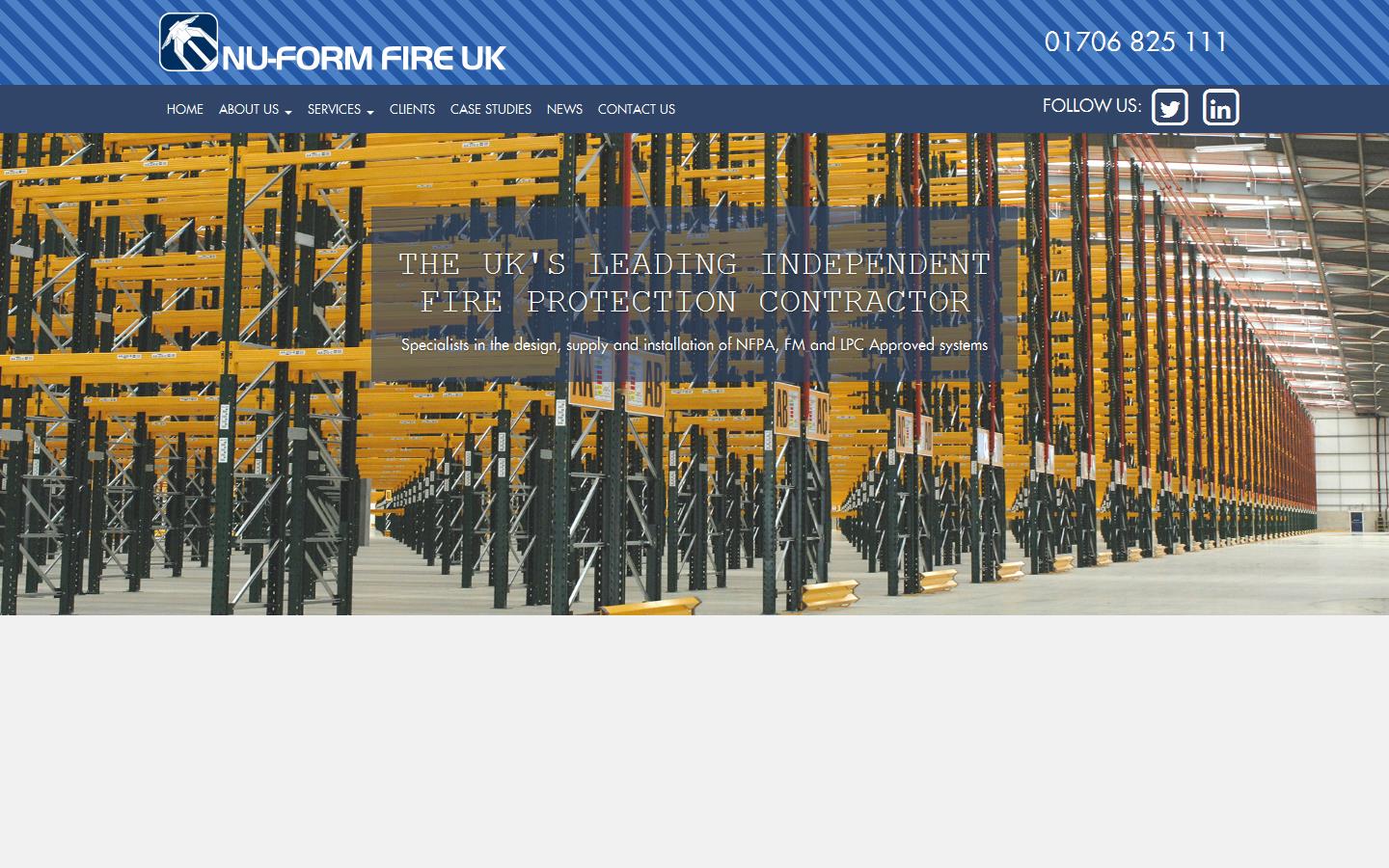 Nu-form Fire UK Website