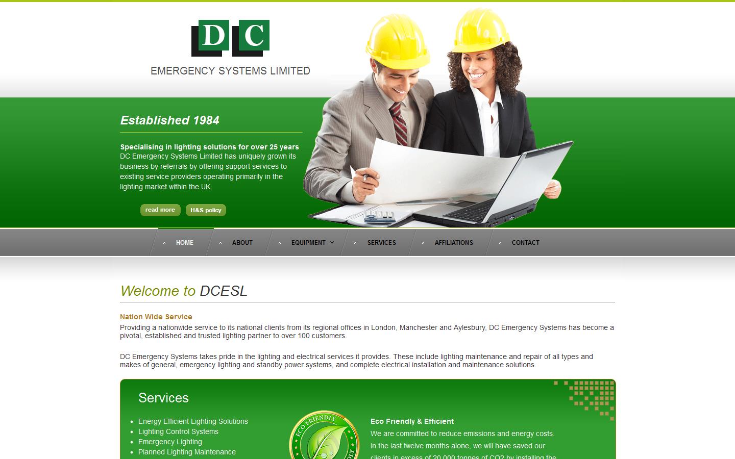 D C Emergency Systems Ltd Website