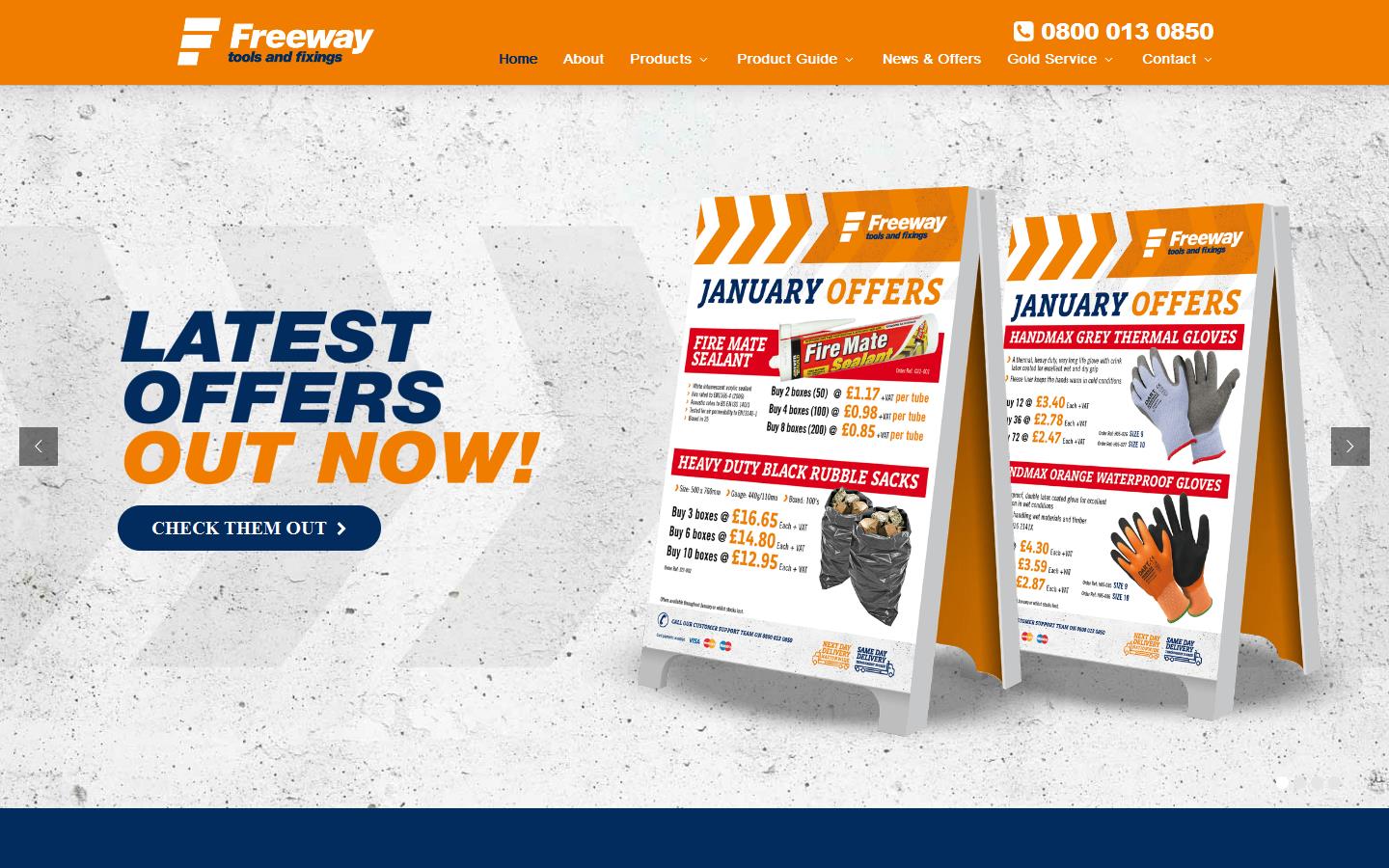 Freeway Tools & Fixings Website