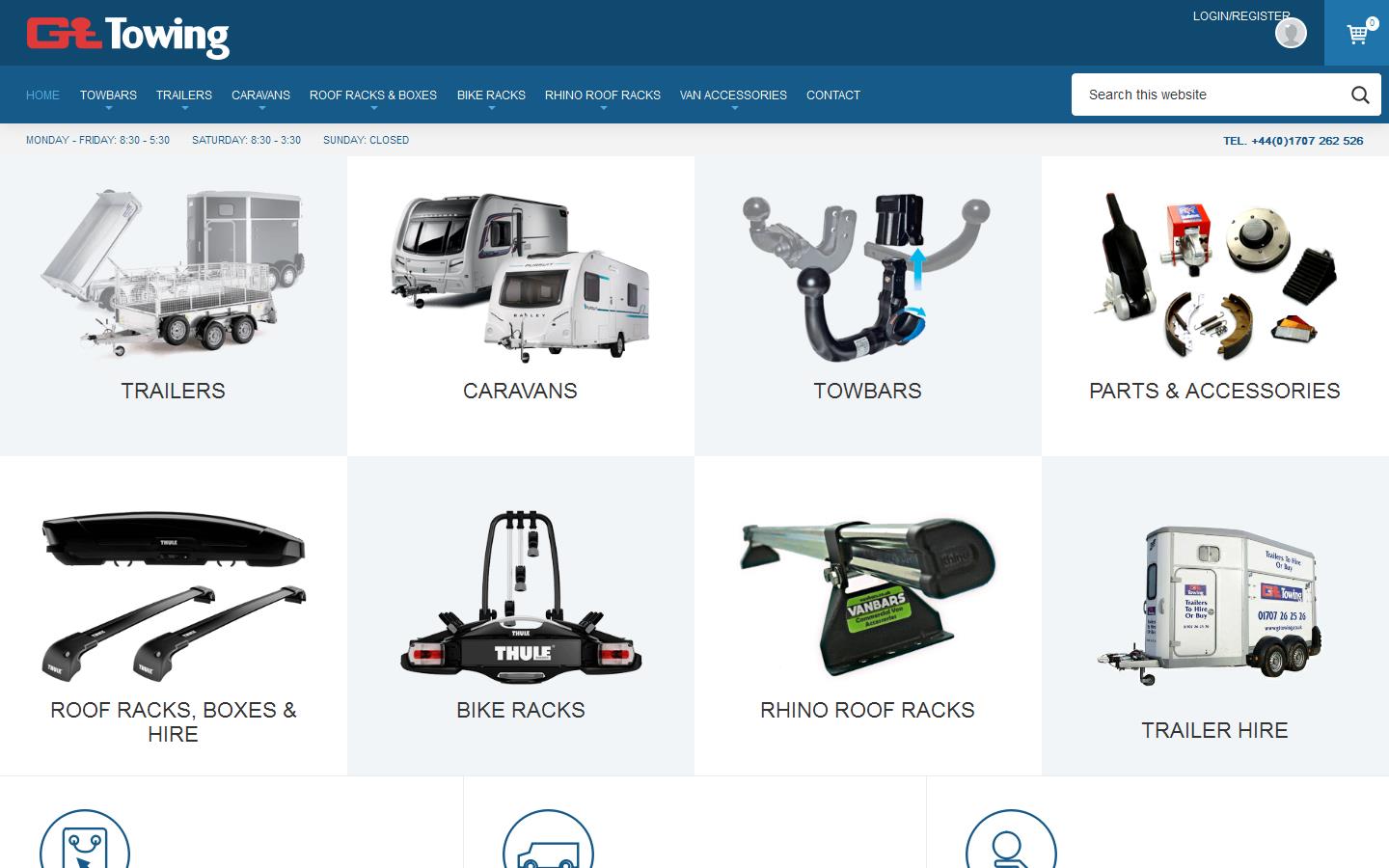 G T Towing Ltd Website