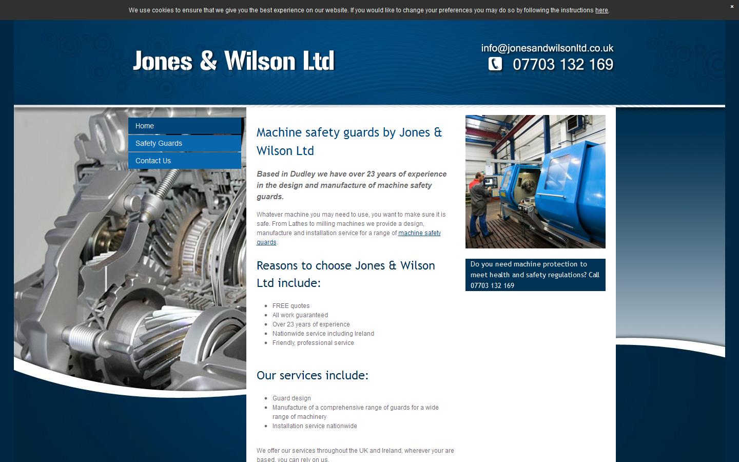 Jones & Wilson Ltd Website