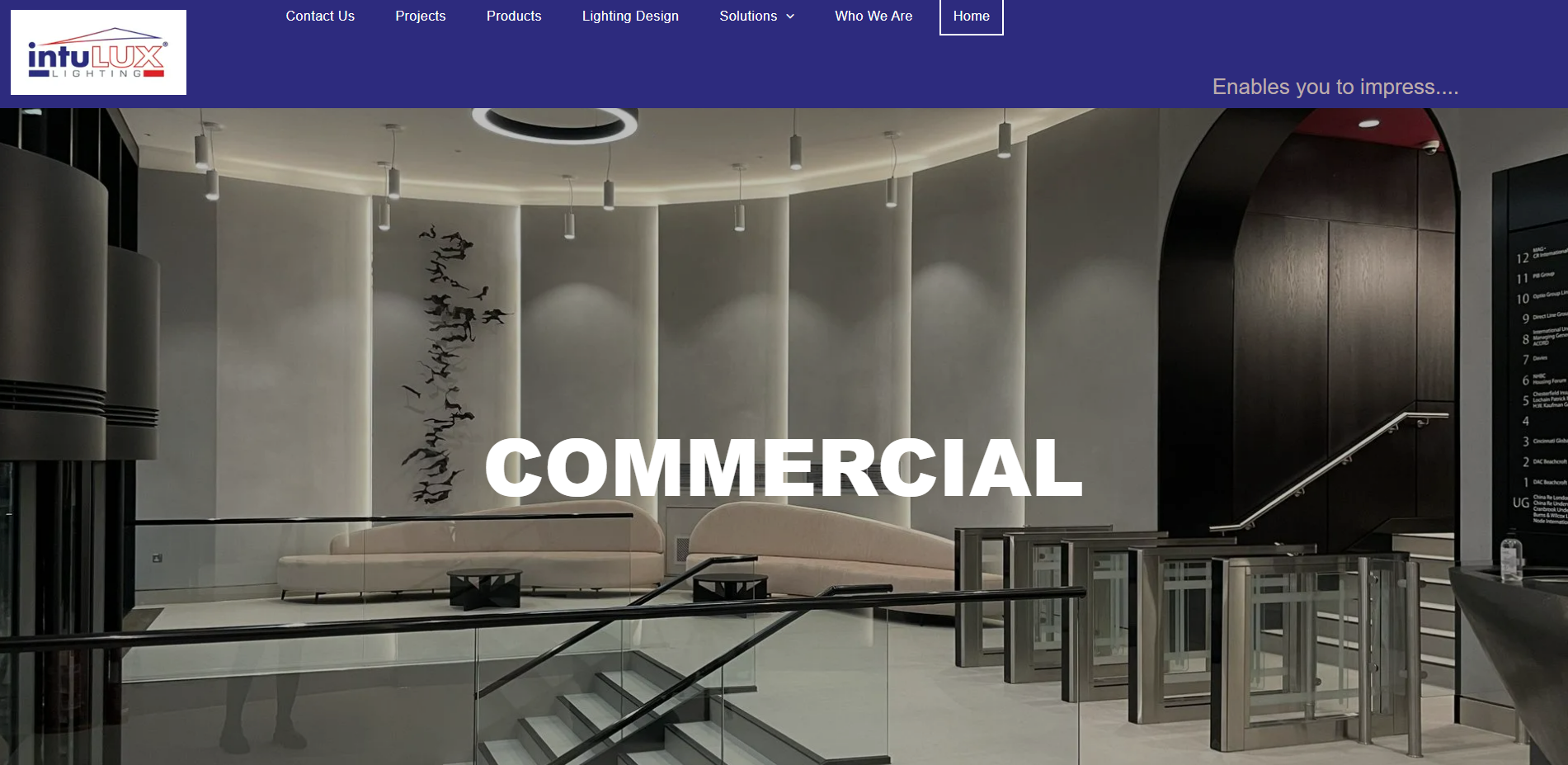 Intulux Lighting Ltd Website