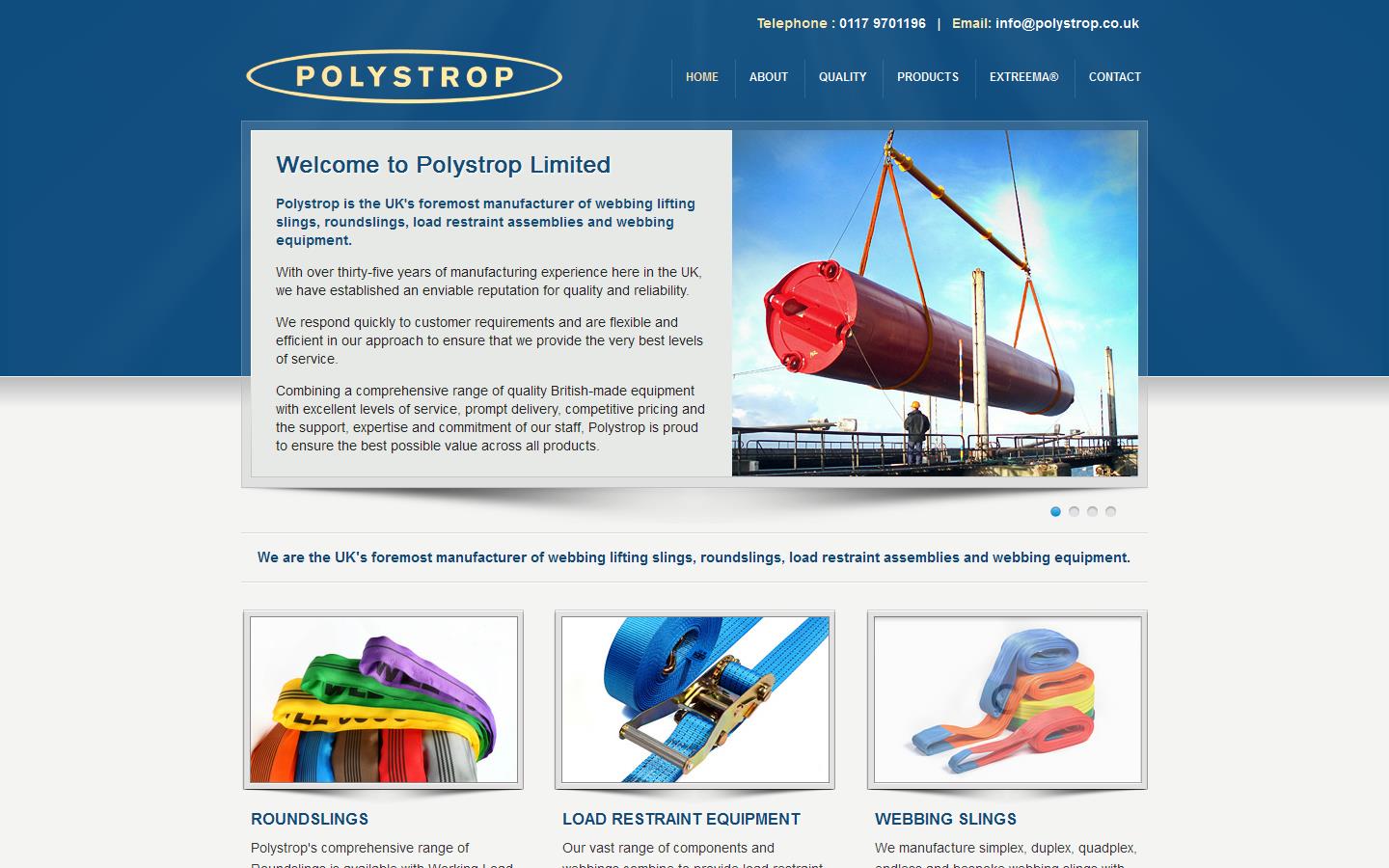 Polystrop Website