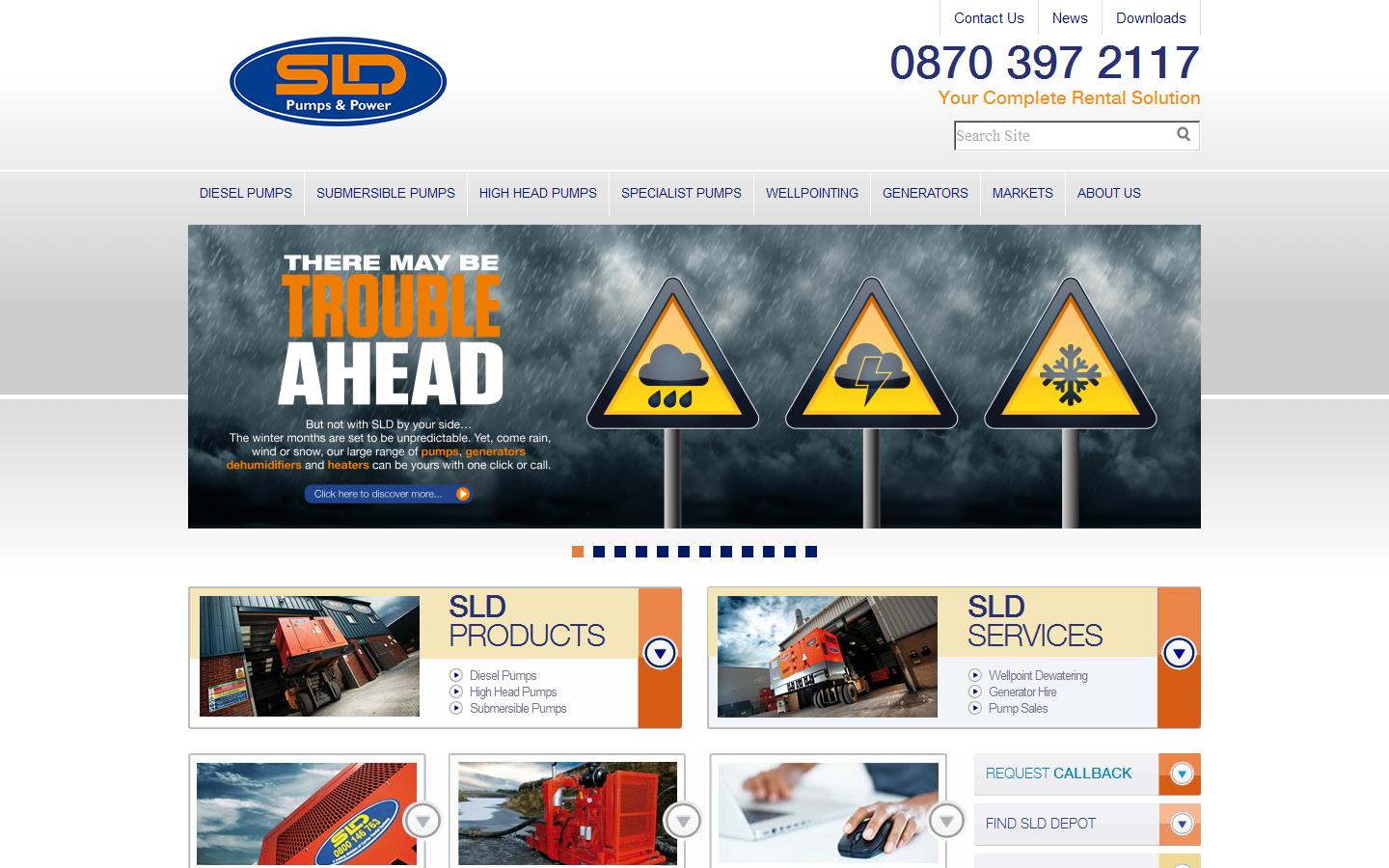 S L D Pumps & Power Website