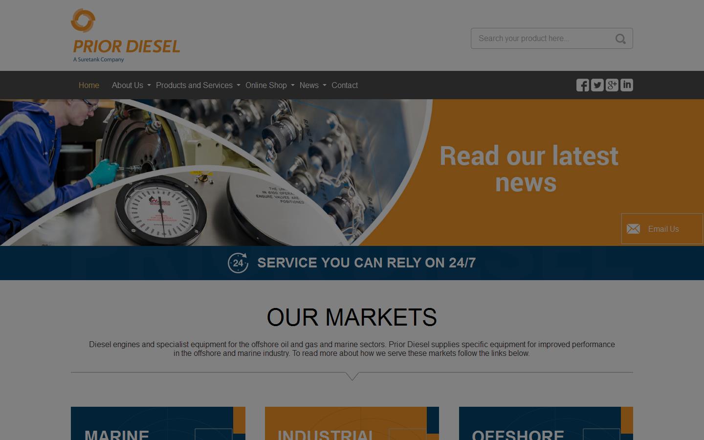 Prior Diesel Website