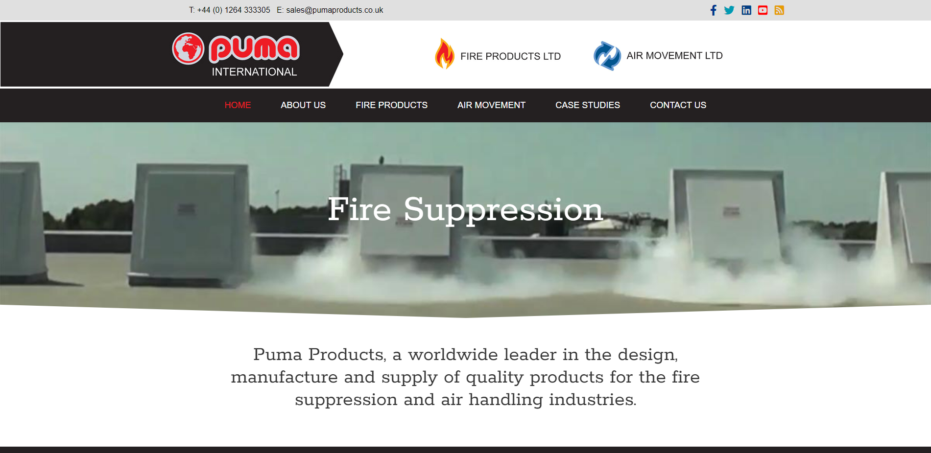 Puma Fire Products Ltd Website