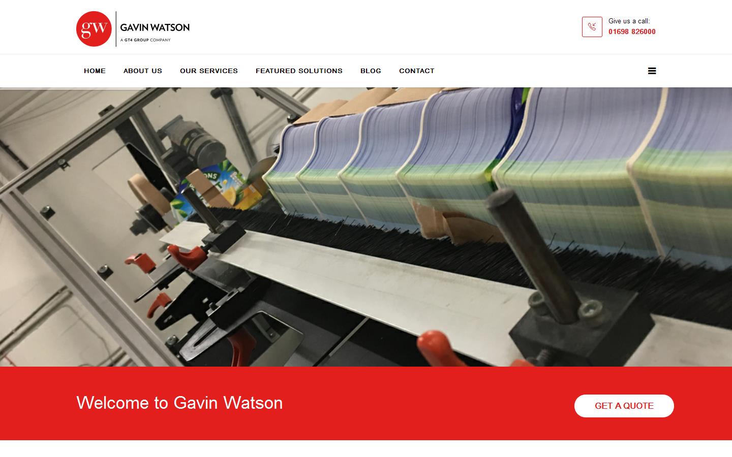 Reid Printers Website