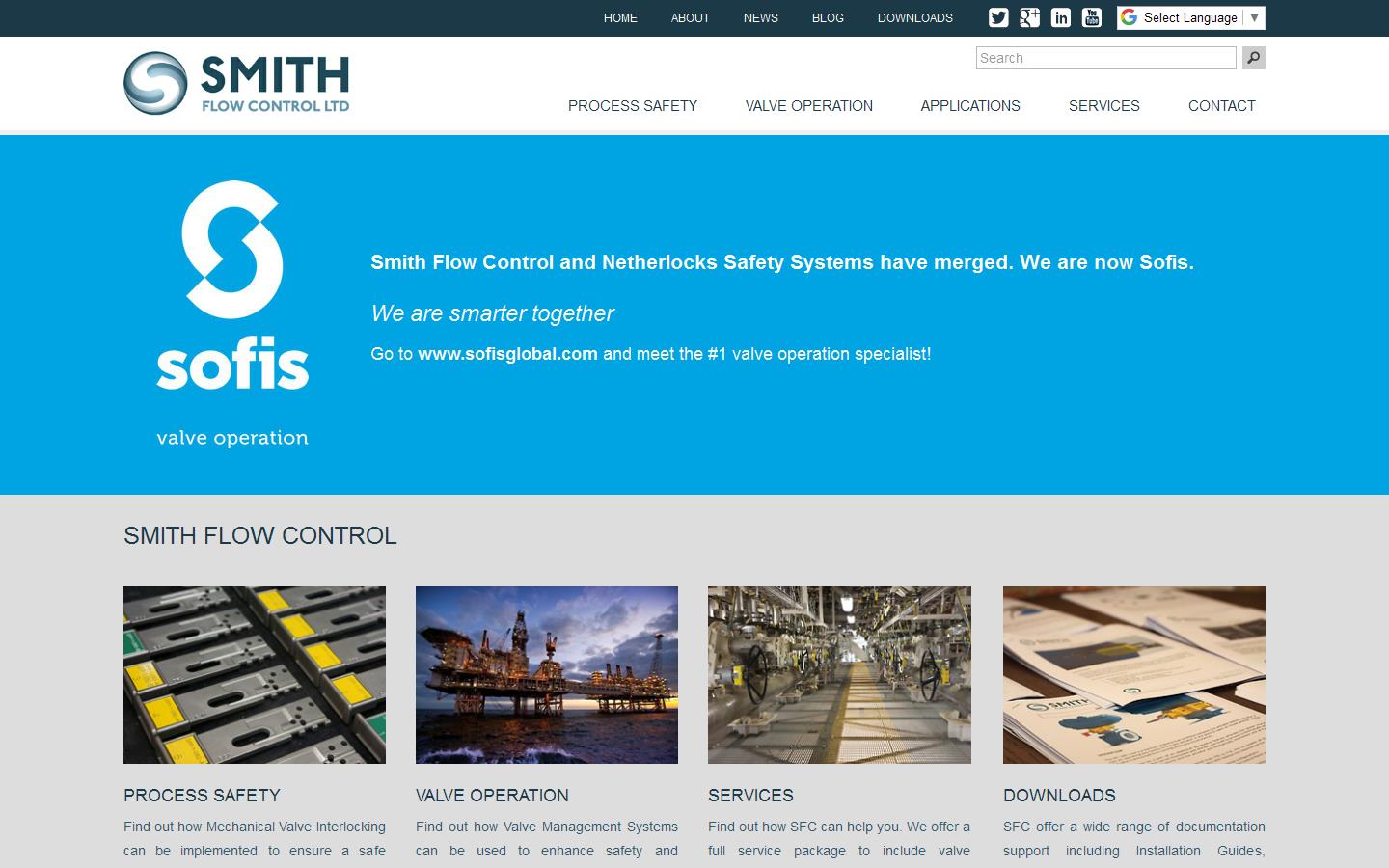 Smith Flow Control Ltd Website
