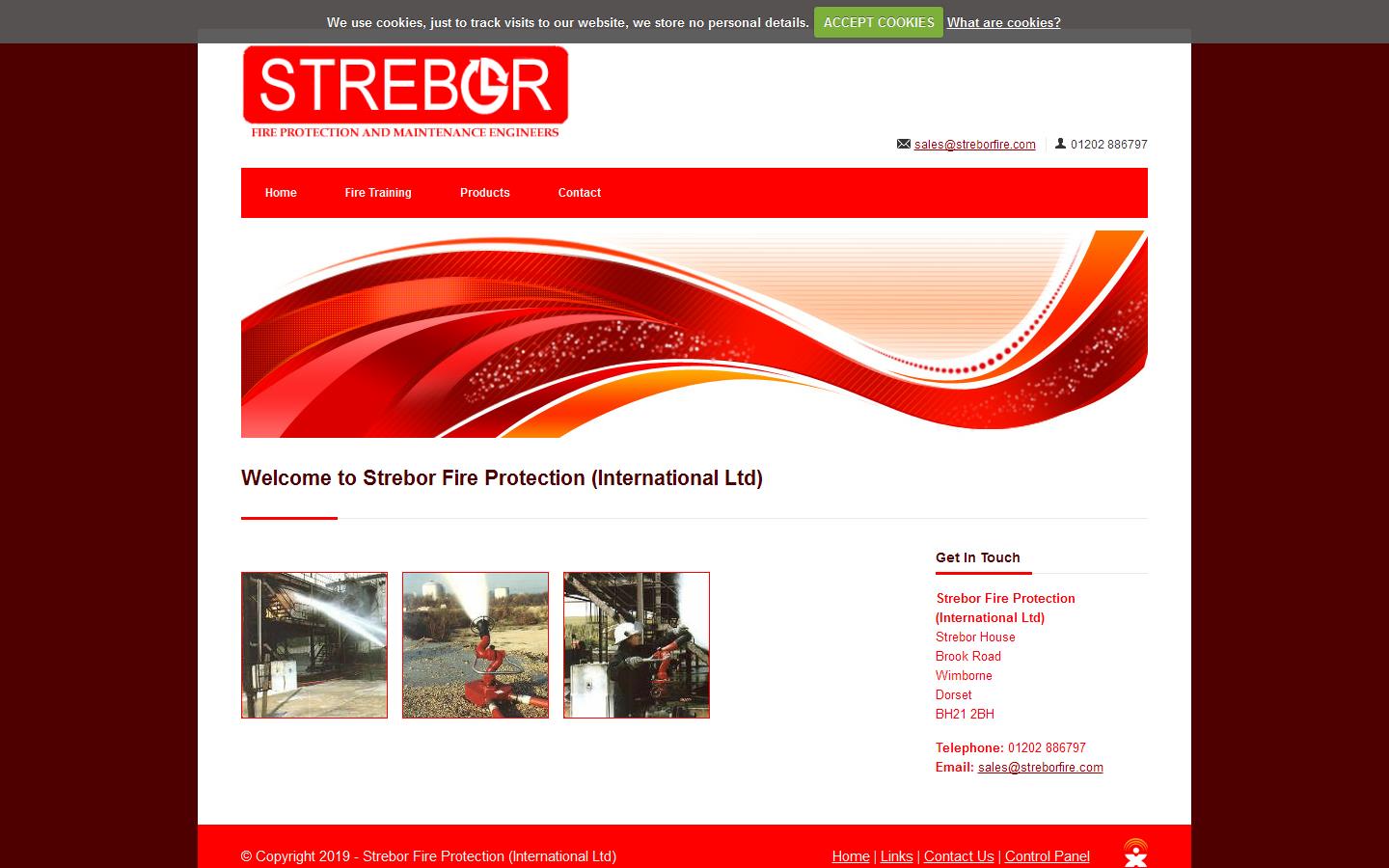 Strebor Fire Protection International Ltd Website
