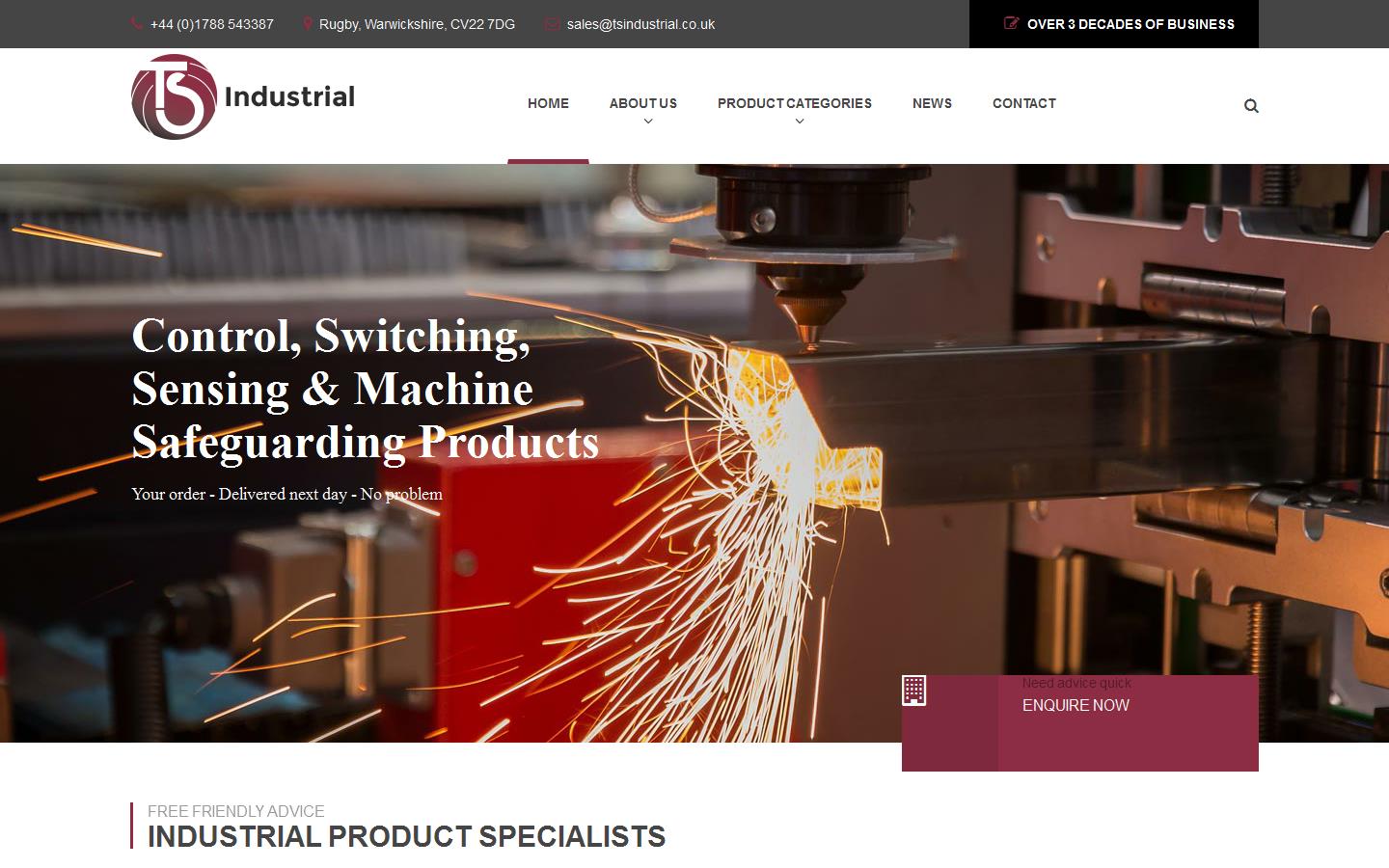 TS Industrial Website