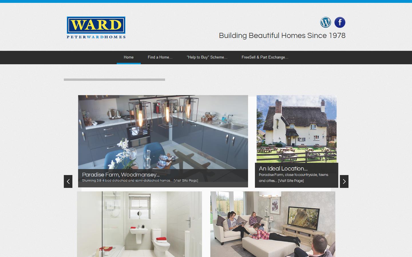 Peter Ward Homes Website