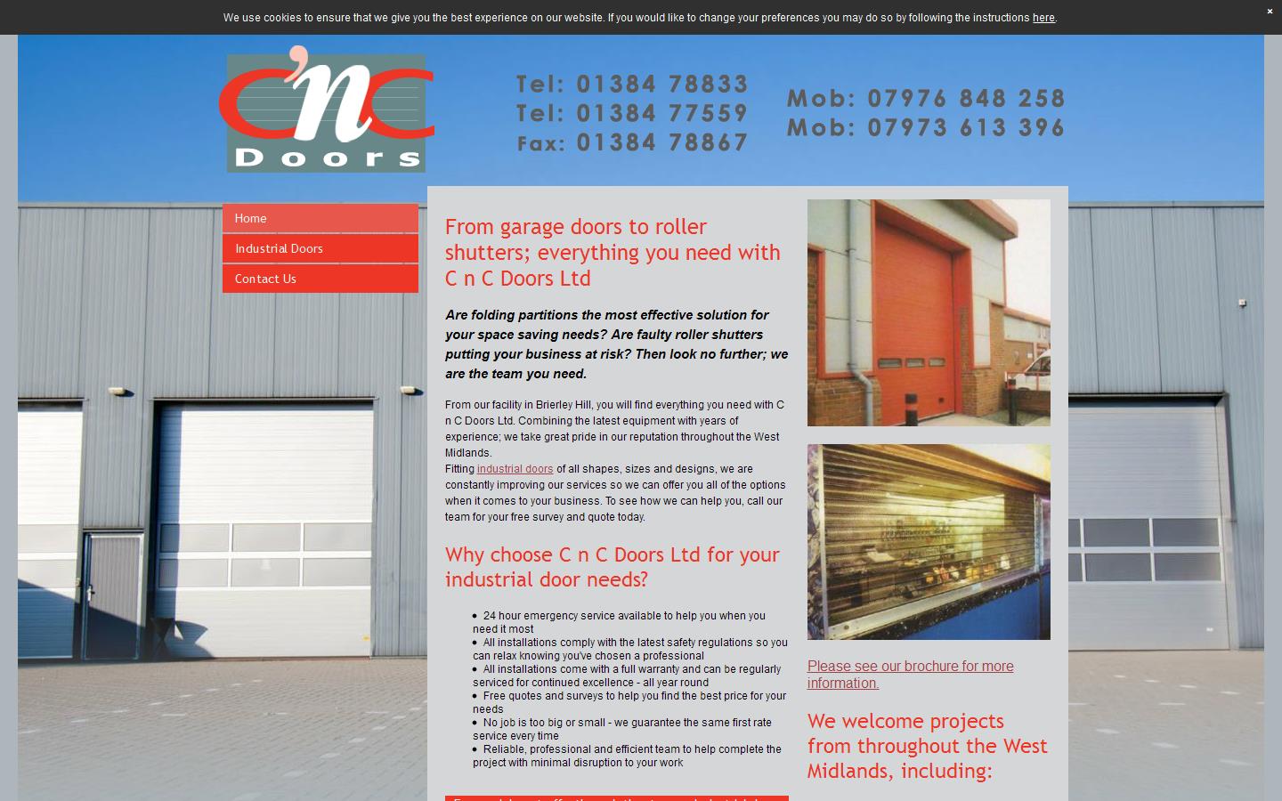 CNC Doors Website
