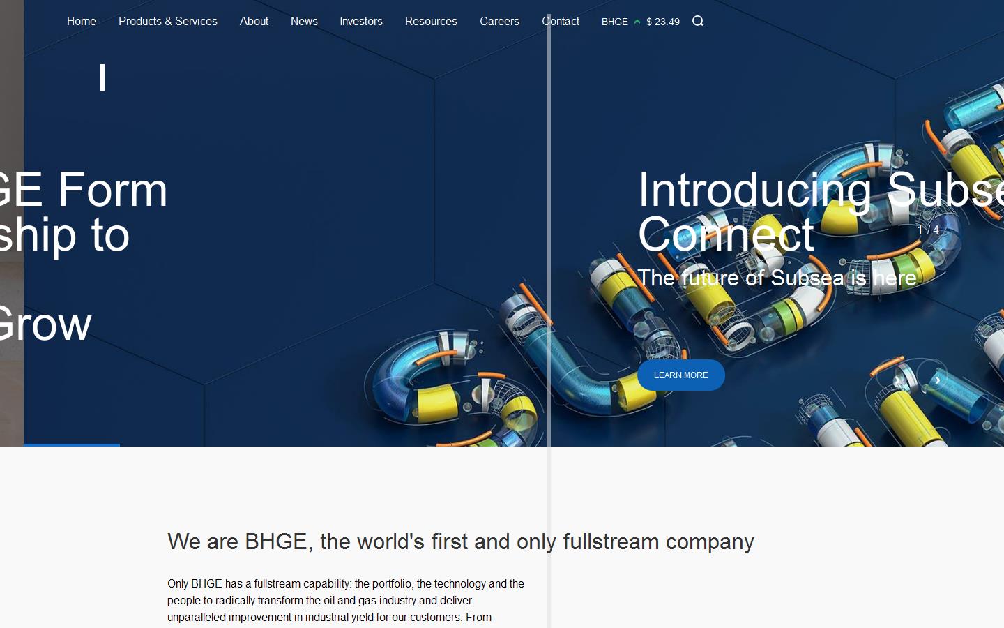 Baker Hughes Website