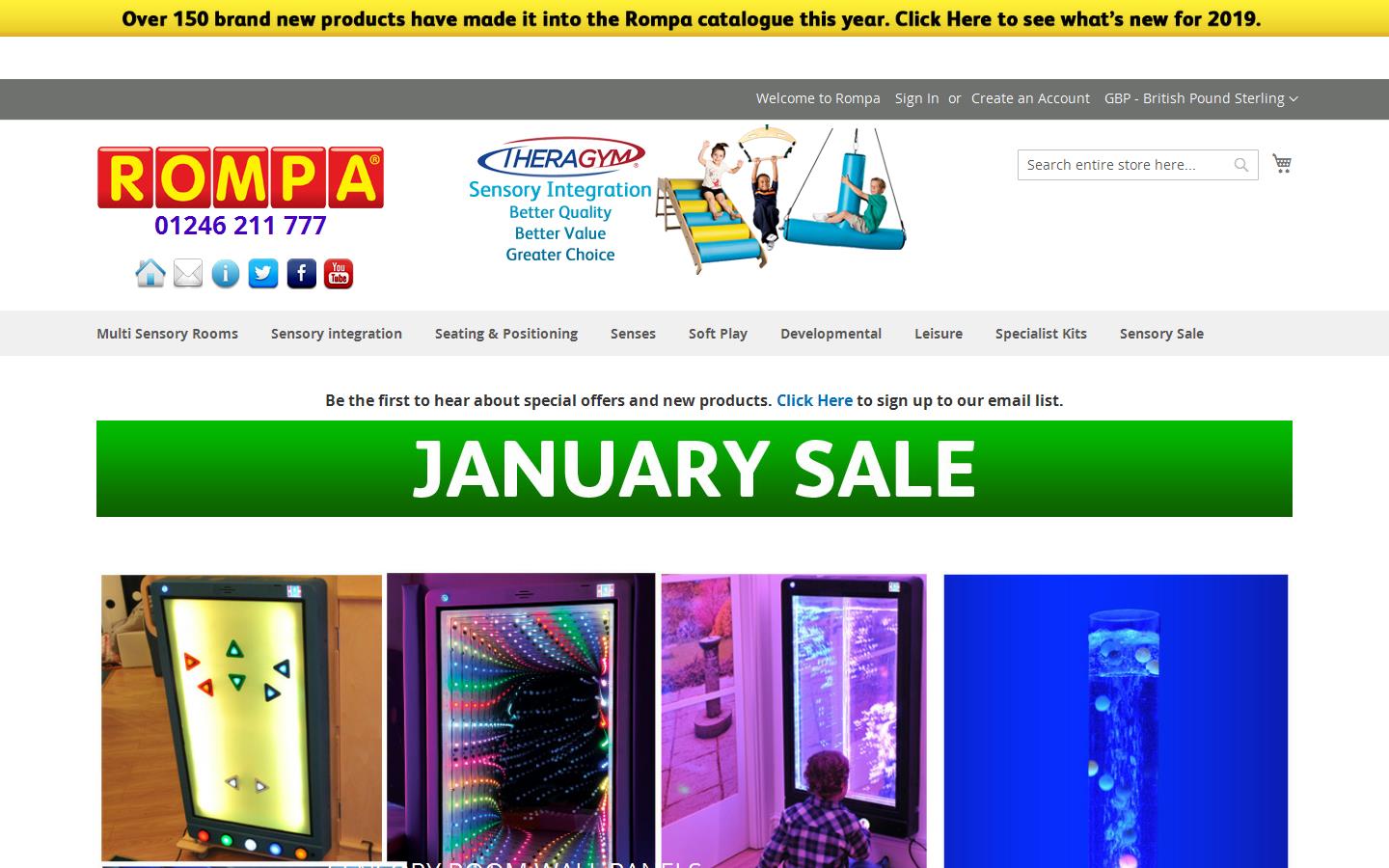 Rompa Website